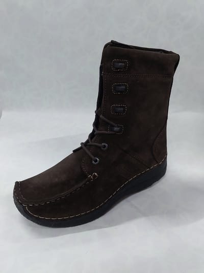 WOLKY 6254 / Seamy - Boot / halfhoge veterschoenen / bruin / maat 36
