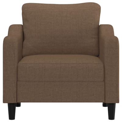 vidaXL - Fauteuil - 60 - cm - stof - bruin