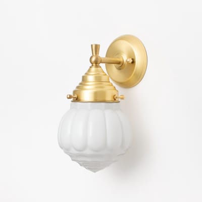 Wandlamp Wassail Royal Messing - Art Deco Trade