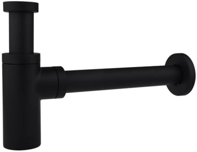 FugaFlow Efficiente Sobrado design bekersifon 1.1/4" voor wastafel mat zwart -