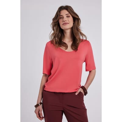 DIDI Dames Loose tee Promessa Geranium rose maat 34