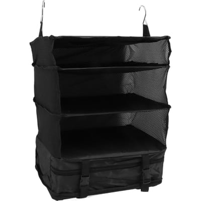 Sac Étagères de Voyage Suspendues à 3 Niveaux Portable Multifonctionnel Grande Capacité Cubes d'Emballage Suspendus