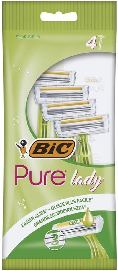 BIC Pure lady pouch 4 Stuks