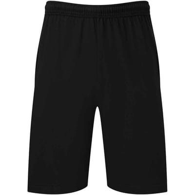 Fruit of the Loom Heren Iconic 195 Jersey Shorts (Zwart)