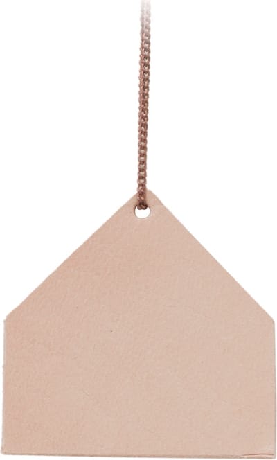 TAK Design Vinter Hanger Huis 1 - Leer - 5 x 5 cm