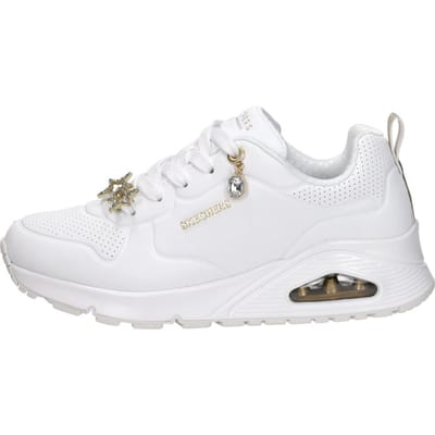 Skechers UNO GEN1 - TRENDY JEWELS Meisjes Sneakers - Wit
