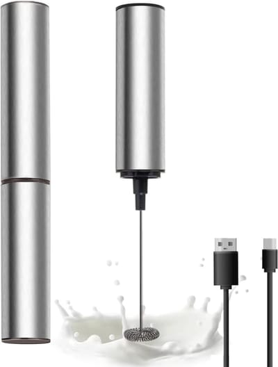 AMA® Melkopschuimer Handmatig - Melkopschuimer - Handkoffieschuimer - 11.5x22.5cm - Modern