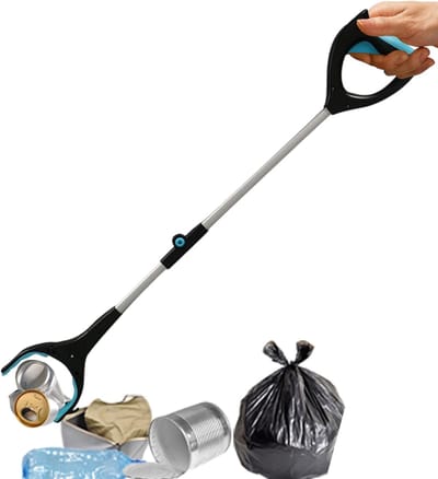 Grijpstok Pakstok - Opruimhulp Verlengstuk - Afval Verzamelen Tuin - Opvouwbaar Lichtgewicht - 49 cm Lengte