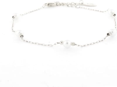 Kalli Armband Zilver met Platte Bedels Zirkonia | 2583