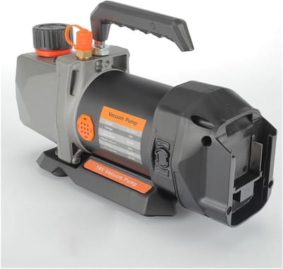 Vacuümpomp - Koelingspomp - Airconditioning Onderhoud - Unipolaire Serie - 25 CFM - Zwart