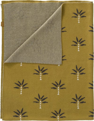 Fresk Kinderdeken Unisex80 x 100 cm – Babydeken - Wiegdeken - Ledikant deken - Mosterd -