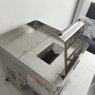 Vlees snijmachine Commerciële vleessnijmachine Snijmachine van roestvrij staal Elektrische snijmachine voor groente, varkensvlees en lamsvlees