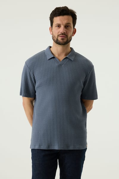 Pilot polo blauw