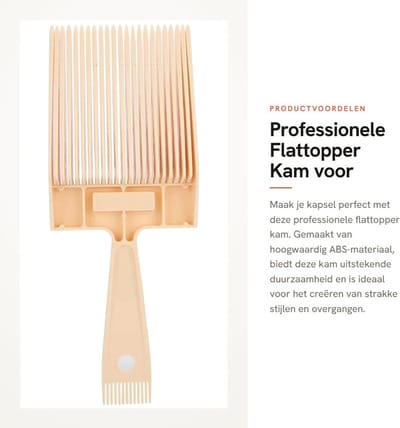 Dailygoods- Snijkam Professionele Kappers - Overgangskam - Geleidingskam - Duurzaam ABS-materiaal - Eenvoudige bediening - Geschikt voor beginners/professionals - Kapperskam