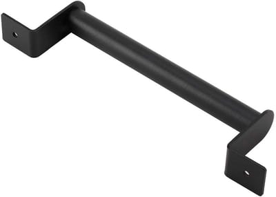 JHUBERS- Handgreep Zwart Heavy Duty - Koolstofstaal - Lange Handgreep - Schuifdeur - Staldeur - Eenvoudig te Installeren - 23x5,5 cm - Deurknop