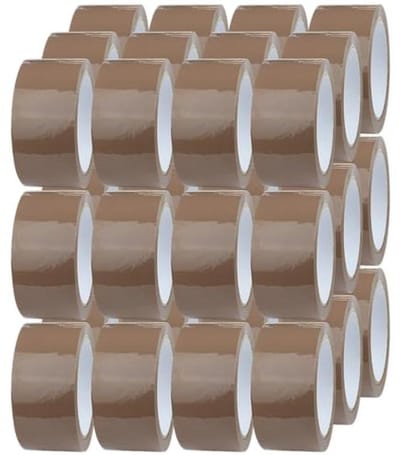 Verpakkingstape 36 Rollen Bruin 48mm x 66m voor Pakketten en Verhuizing