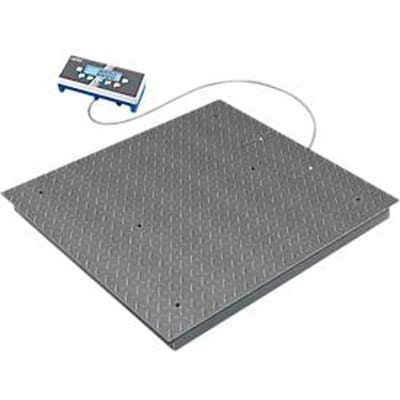 KERN vloerweegschaal BID 1T-4EM, weegbereik 1500 kg, afleesbaarheid 0,5 kg, compact voor europallets