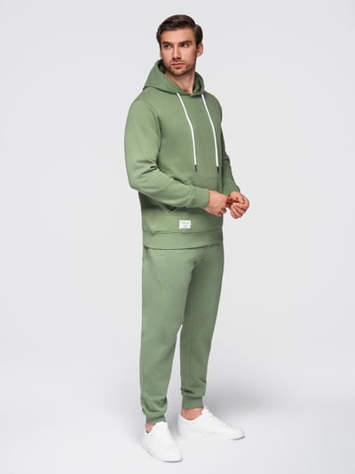 OMBRE Set - Katoen - Lange Mouw - Effen Groen M