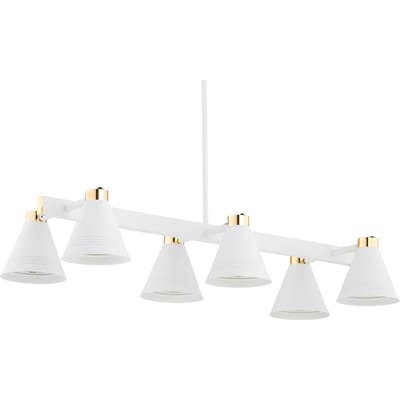 Euluna Hanglamp Avenidos, 6-lamps, wit