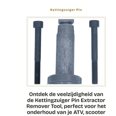 Dailygoods- Zuigerpin Extractor - Remover Tool - Trekker voor ATV/Scooter/Motorfiets - Roestvrij en Duurzaam - Koolstofstaal - 107 x 44mm - Zuigerpin Verwijderaar