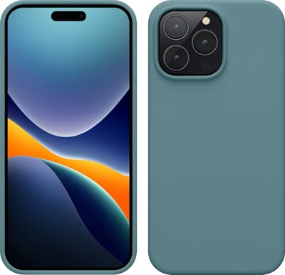 kwmobile telefoonhoesje geschikt voor Apple iPhone 14 Pro Max - Hoesje met siliconen coating - Smartphone case in Arctische nacht