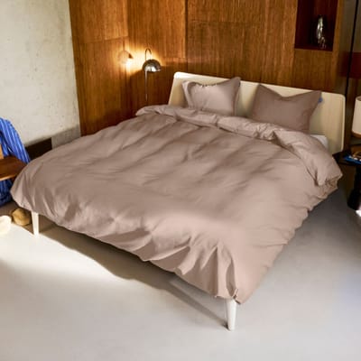 Auping Warm embrace Dekbedovertrek - Tweepersoons 260 x 220 cm - Biologisch katoen - Bruin