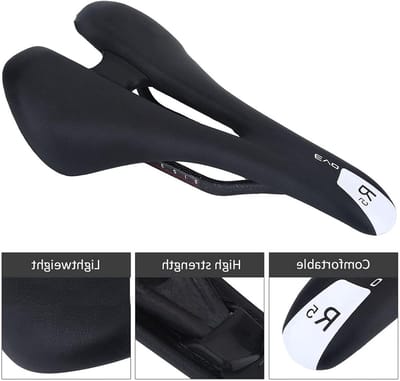 Professionele Fietszadel voor Mountainbike met Gel, Ergonomisch Ontwerp en Schokabsorberende Functie voor Comfortabel Fietsen op de Weg en in de Natuur