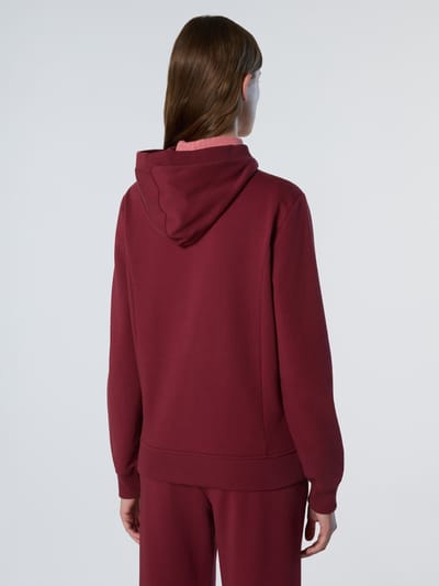 North Sails Hoodie met rits Met ton-sur-ton logo
