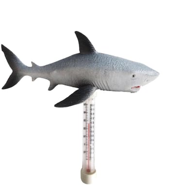 Drijvende Zwembadthermometer - Watertemperatuur Meter - Water Temperatuur Meten - Zeedieren Vorm - 22 Centimeter - Haai
