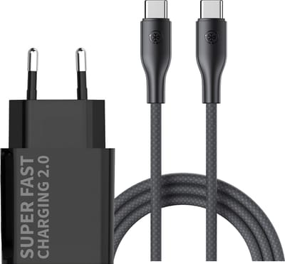 25w usb C Snellader 3 Meter - Power Adapter + usb C kabel - Usb C Lader - Oplader Telefoon, Tablet en Laptop