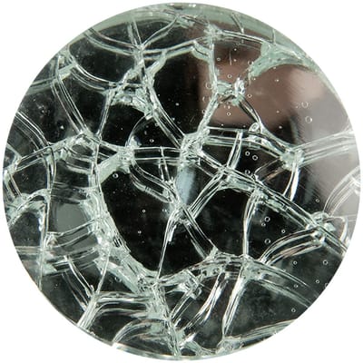 Clayre & Eef Deurknop Ø 4x3 cm Transparant Glas