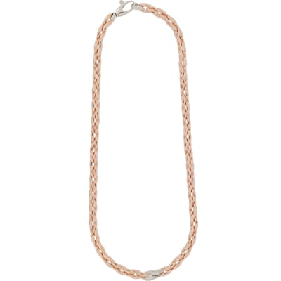 Orphelia ZK-7159 - Necklace Rose Links - 925 zilver - zirkonia - 45 cm