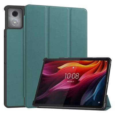 imoshion Tablet Hoes - Geschikt voor Lenovo Tab K11 Plus - Trifold Bookcase - Donkergroen