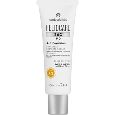 Heliocare 360 MD A-R Emulsion SPF50+ - Voor gevoelige huid met roodheid - 50 ml