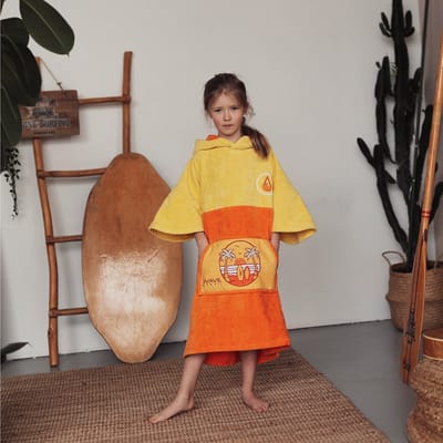 Poncho Wave Hawaii Cotton Velours Poncho Beach XS WH4096 Multikleur 80 x 70 cm