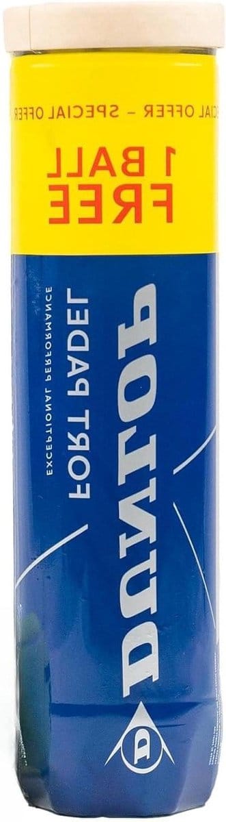 Padel Ballen - Toernooiballen - Dynamisch Spel - FIP Gecertificeerd - 3+1 Pakket - Geel