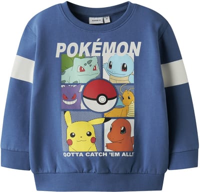 NAME IT - NMMJUSSY POKEMON NREG SWEAT BRU NOOS SKY - Jongens - Sweaters