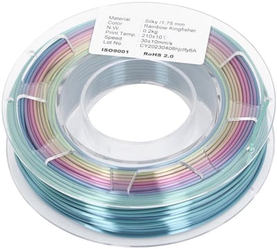 Dailygoods- PLA-filament Zijdegradiëntkleuren - 1,75 mm - FDM 3D-printers - Levendige 3D-prints - Consistente diameter - Duurzaam materiaal - 3D-printer Filament