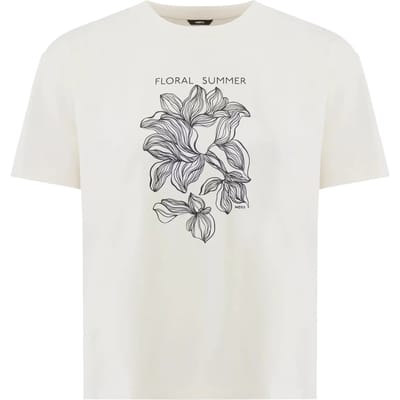 Grafisch bloemenprint T-shirt dames Mexx