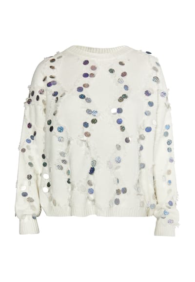 IZIA Jumper Dames wolwit