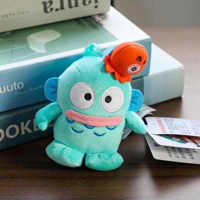 Sanrio Knuffel Hangyodon Pluche Sleutelhanger Hanger Cartoon Poppen Speelgoed Zacht PP Katoen Kawaii Tas Sleutelhanger Cadeaus Voor Meisjes Kinderen