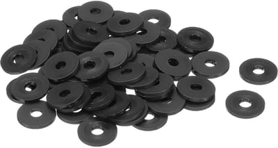 Platte afdichtingen 6 mm ID 20 mm OD 2 mm dik sluitringen afdichtingsafdichting kunststof afdichtring ring zwart