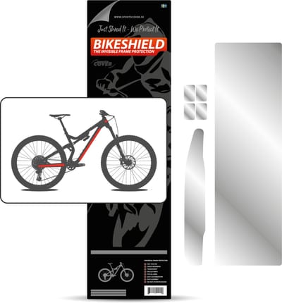 Bikeshield Halfpack matte - frame bescherming - protectie sticker - fiets
