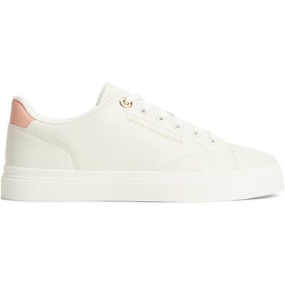 Tommy Hilfiger Th Chic Sneaker White/porcelain Pink Größe: 35 | Trainers Outlet | Damen | Rosa