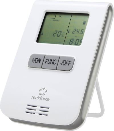 RS2W Wandthermostaat Draadloos 3-kanaals Bereik max. (in het vrije veld) 150 m