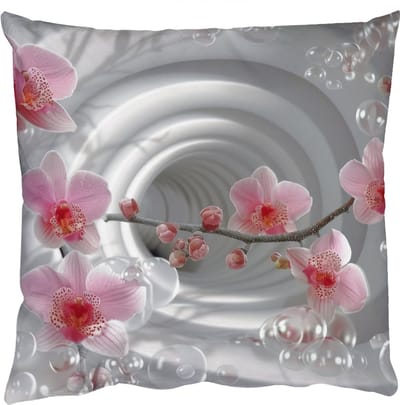 Sierkussens - Kussentjes Woonkamer - 50x50 cm - Bloemen - Tunnel - Abstact - 3D effect