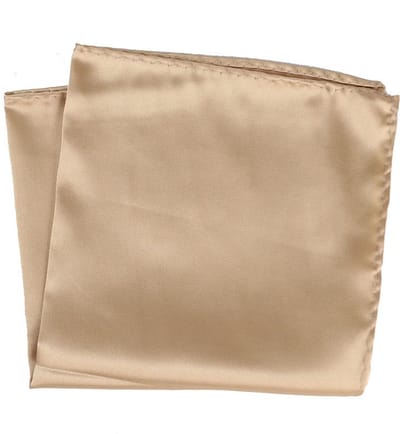 Vierkant zakdoekje voor heren - Satijnen zakdoekje voor heren - Effen zakdoekje - Geschikt voor kerstfeesten, bruiloften en formele gelegenheden - 30 cm x 30 cm