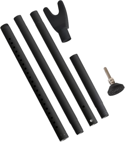 Schuifdeur Stopper - Veiligheidsbar Deur - Thuisbeveiliging - Verstelbare IJzeren Stang - 105 cm Lengte - Zwart