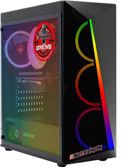 ScreenON GamePC - AMD Ryzen 9 3900X - RTX 3050 6GB - 16GB RAM - 512GB SSD - Windows 11 Pro - WiFi & BT