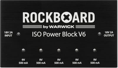 Rockboard ISO Power Block V6 - Voedingseenheid voor effect-units